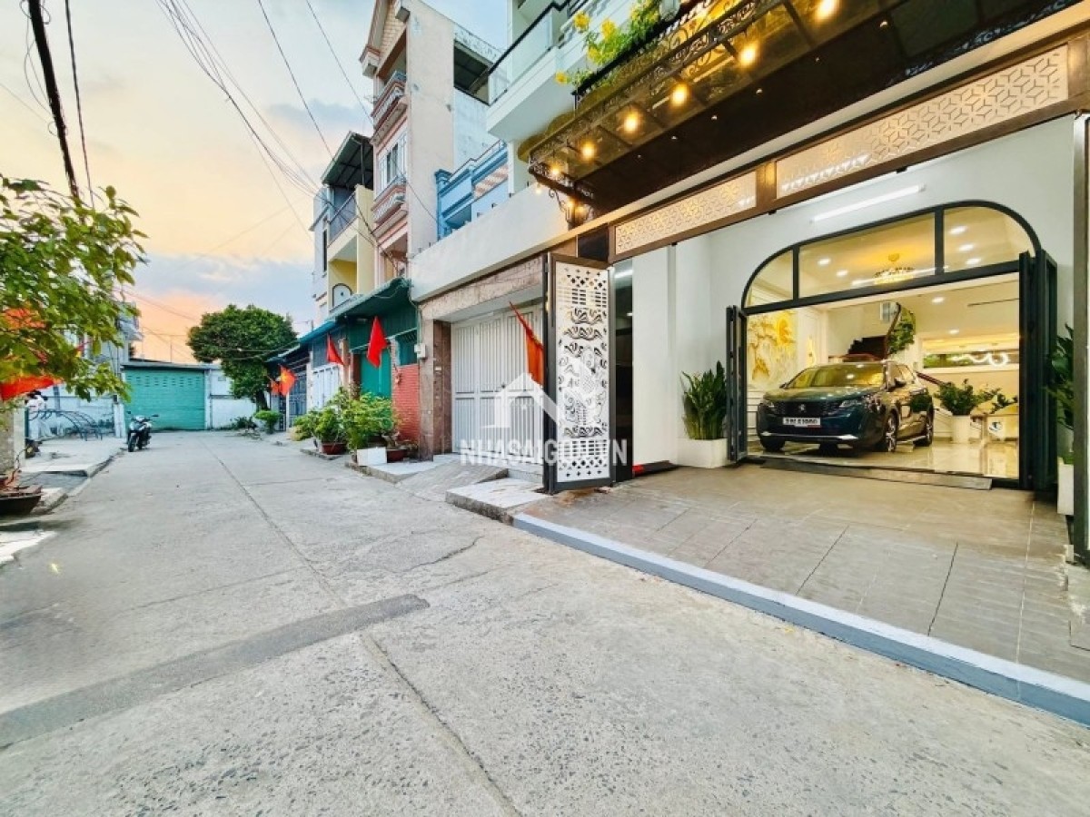 HẺM XE TẢI - GẦN SIÊU THỊ EMART - GẦN TRƯỜNG CHINH - GẦN NHÀ CÓ CÔNG VIÊN THOÁNG MÁT - KHU PHÂN LÔ - 77M2 - 4 TẦNG.